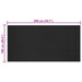 Mat pentru Podea Negru 1 x 2 m Cauciuc - WALTI WALTI