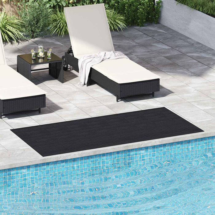 Mat pentru Podea Negru 1 x 2 m Cauciuc - WALTI WALTI