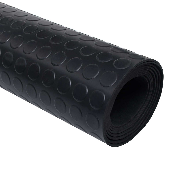 Mat pentru Podea Negru 1 x 5 m Cauciuc - WALTI WALTI