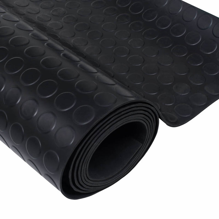 Mat pentru Podea Negru 1 x 5 m Cauciuc - WALTI WALTI