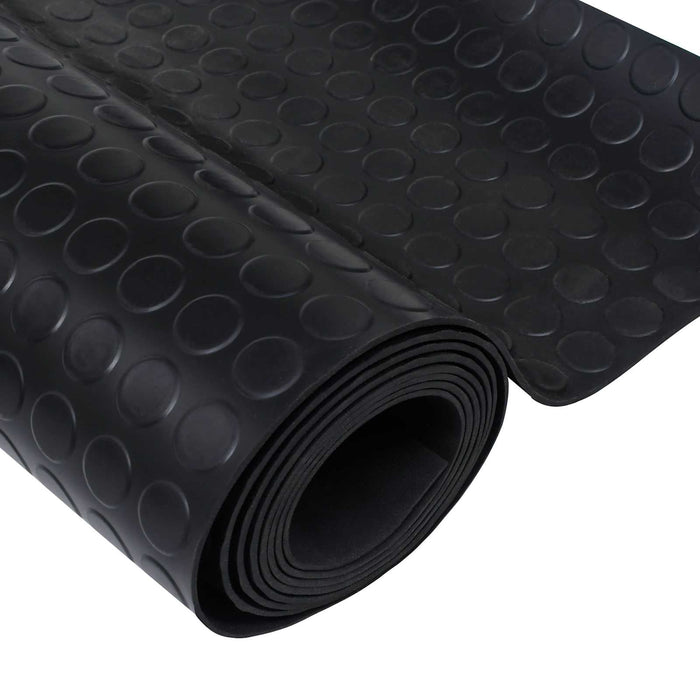 Mat pentru Podea Negru 1,5 x 2 m Cauciuc - WALTI WALTI