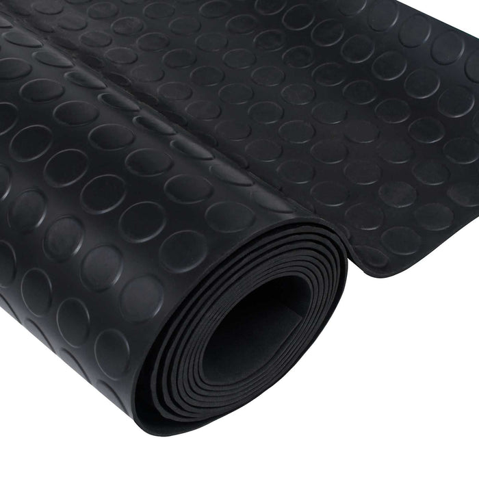 Mat pentru Podea Negru 1,5 x 4 m Cauciuc - WALTI WALTI