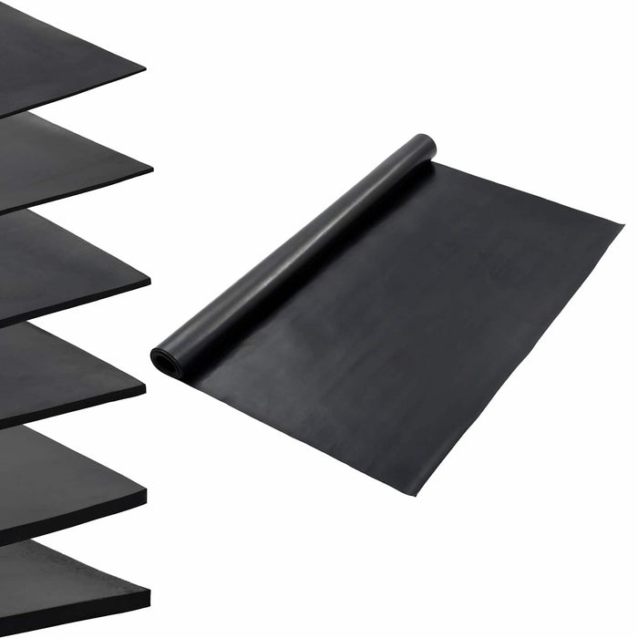 Mat pentru Podea Negru 1,2 x 2 m Cauciuc - WALTI WALTI
