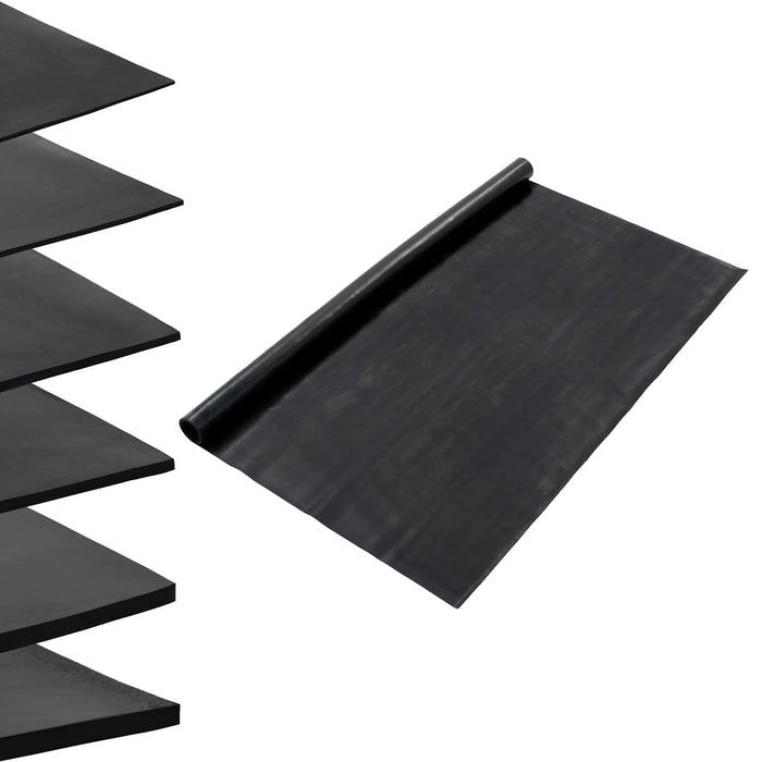 Mat pentru Podea Negru 1,2 x 5 m Cauciuc - WALTI WALTI