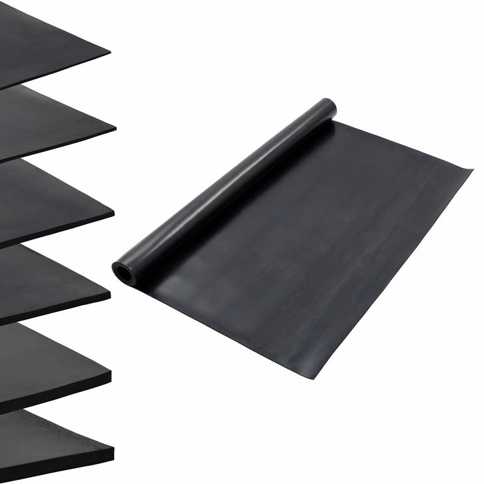 Mat pentru Podea Negru 1,2 x 2 m Cauciuc - WALTI WALTI