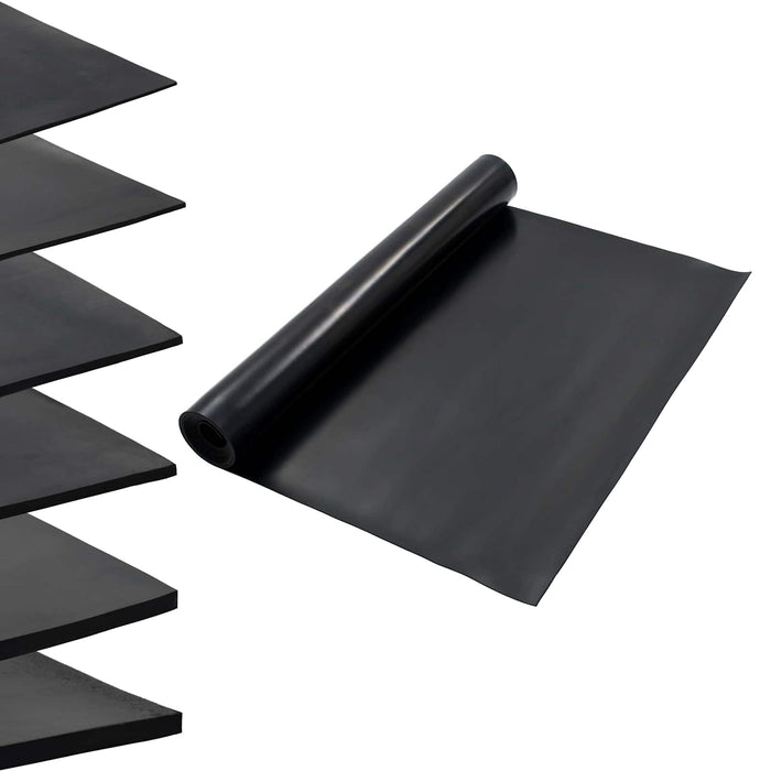 Mat pentru Podea Negru 1,2 x 5 m Cauciuc - WALTI WALTI