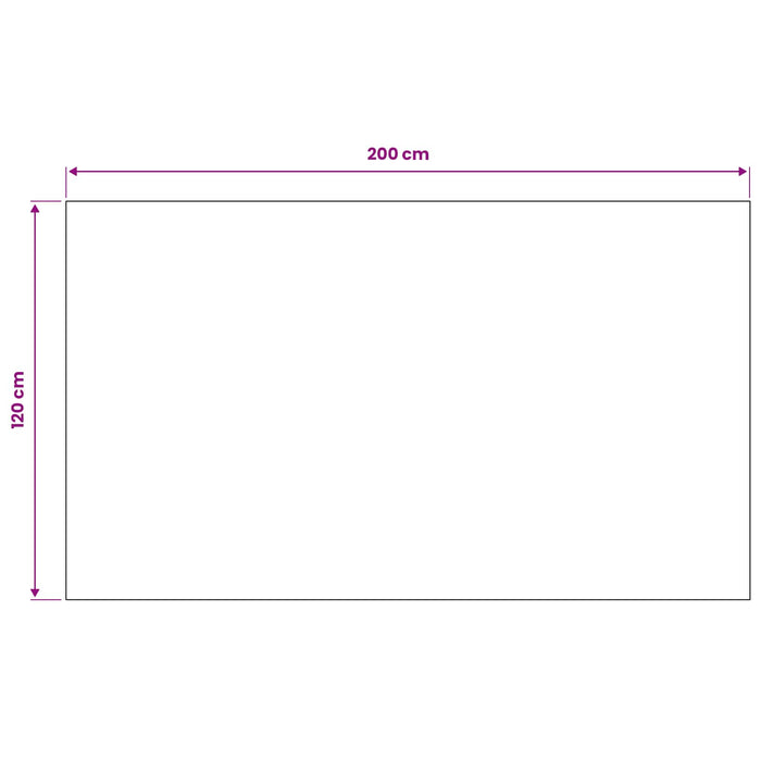 Mat pentru Podea Negru 1,2 x 2 m Cauciuc - WALTI WALTI