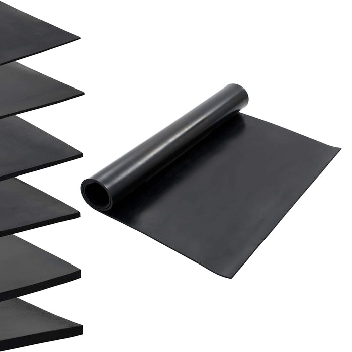 Mat pentru Podea Negru 1,2 x 2 m Cauciuc - WALTI WALTI