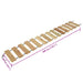Rola de deck natural 50 x 300 cm Lemn de pin tratat - WALTI WALTI