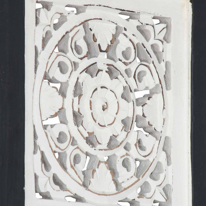 Decorațiuni Artă Negru și Alb 40 x 40 x 1,5 cm Lemn prelucrat - WALTI WALTI