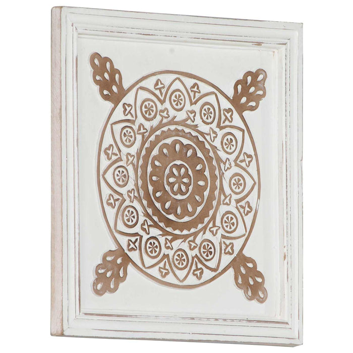 Decorațiuni Artă 2 pcs Maro și alb 40 x 40 x 1,5 cm - WALTI WALTI