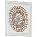 Decorațiuni Artă 2 pcs Maro și alb 40 x 40 x 1,5 cm - WALTI WALTI