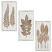 Decorațiuni Artă 3 pcs Maro și alb 40 x 40 x 1,5 cm - WALTI WALTI
