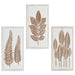 Decorațiuni Artă 3 pcs Maro și alb 40 x 40 x 1,5 cm - WALTI WALTI