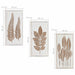 Decorațiuni Artă 3 pcs Maro și alb 40 x 40 x 1,5 cm - WALTI WALTI