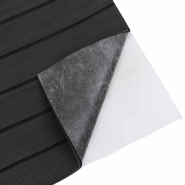 Covor pentru Bărci Dungi Gri Închis și Negru 240 x 90 cm EVA - WALTI WALTI