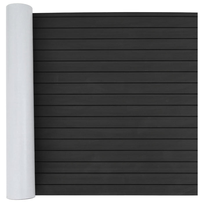 Covor pentru Bărci Dungi Gri Închis și Negru 240 x 90 cm EVA - WALTI WALTI