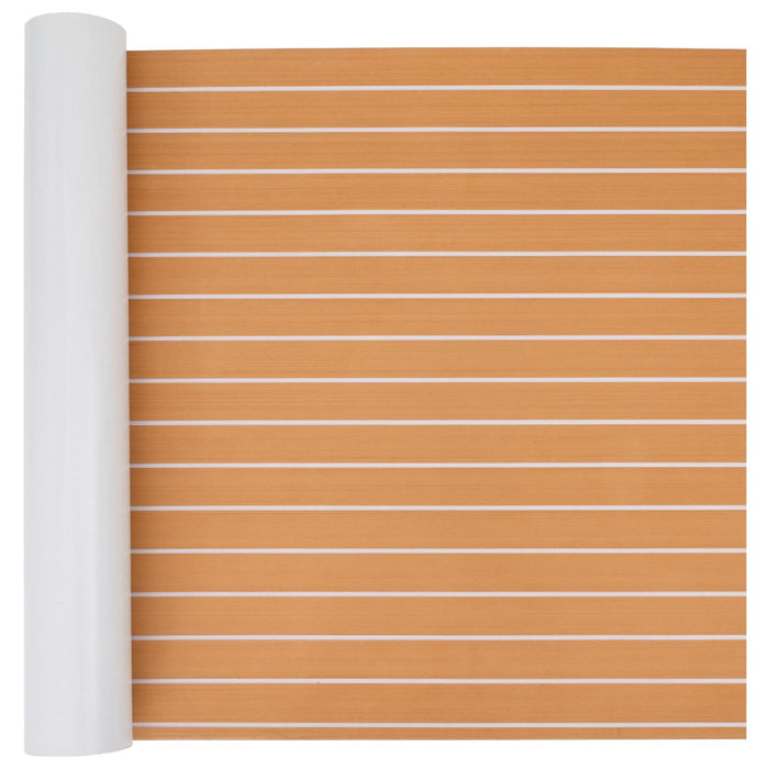 Covor pentru Bărci Dungi Maro și alb 240 x 90 cm EVA - WALTI WALTI