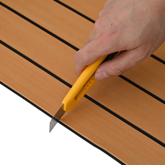 Covor pentru Bărci Dungi Maro și negru 240 x 60 cm EVA - WALTI WALTI