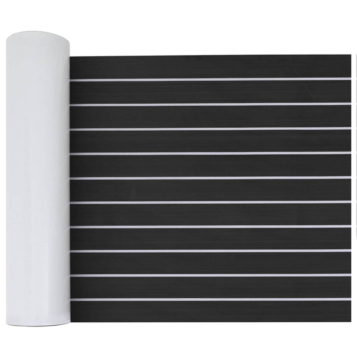 Covor pentru Bărci Dungi Gri închis și alb 240 x 60 cm EVA - WALTI WALTI