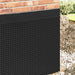 Foie de drenaj cu striații Negru 1 x 10 m HDPE - WALTI WALTI