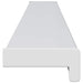 Prag de fereastră Alb 120 x 10 x 4,5 cm PVC - WALTI WALTI