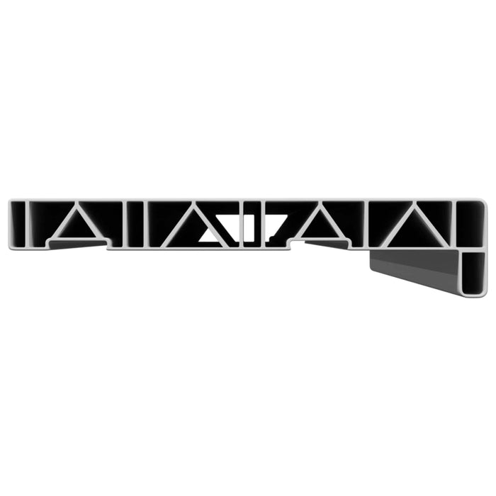 Prag de fereastră Alb 80 x 25 x 4,5 cm PVC - WALTI WALTI