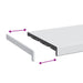 Prag de fereastră Alb 140 x 35 x 4,5 cm PVC - WALTI WALTI