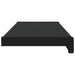 Prag de fereastră Negru cu fibră de lemn 100 x 25 x 4,5 cm PVC - WALTI WALTI