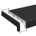 Prag de fereastră Negru cu fibră de lemn 120 x 25 x 4,5 cm PVC - WALTI WALTI