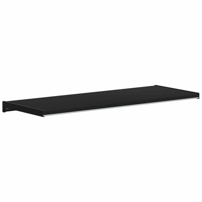 Prag de fereastră Negru cu fibră de lemn 80 x 30 x 4,5 cm PVC - WALTI WALTI