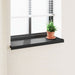 Prag de fereastră Negru cu fibră de lemn 60 x 35 x 4,5 cm PVC - WALTI WALTI