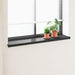 Prag de fereastră Negru cu fibră de lemn 140 x 35 x 4,5 cm PVC - WALTI WALTI