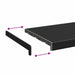 Prag de fereastră Negru cu fibră de lemn 160 x 35 x 4,5 cm PVC - WALTI WALTI