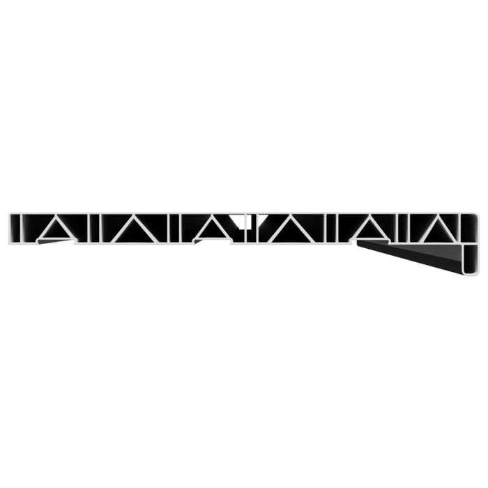 Prag de fereastră Negru cu fibră de lemn 160 x 35 x 4,5 cm PVC - WALTI WALTI