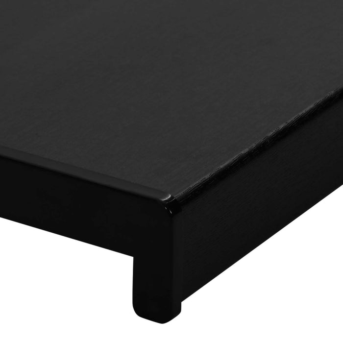 Prag de fereastră Negru cu fibră de lemn 100 x 45 x 4,5 cm PVC - WALTI WALTI
