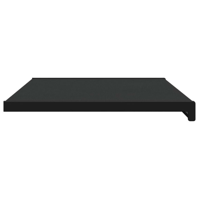 Prag de fereastră Negru cu fibră de lemn 100 x 45 x 4,5 cm PVC - WALTI WALTI
