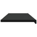Prag de fereastră Negru cu fibră de lemn 120 x 45 x 4,5 cm PVC - WALTI WALTI
