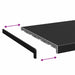 Prag de fereastră Negru cu fibră de lemn 140 x 45 x 4,5 cm PVC - WALTI WALTI