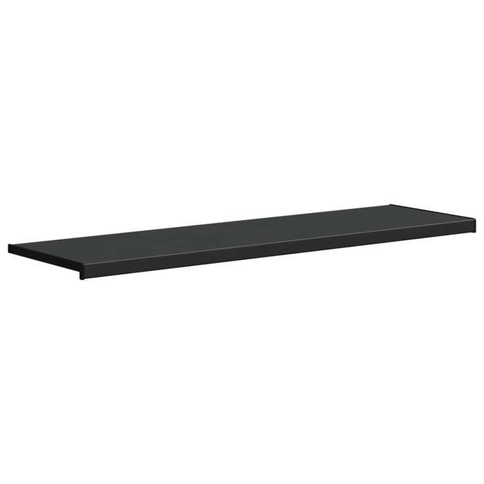 Prag de fereastră Negru cu fibră de lemn 140 x 45 x 4,5 cm PVC - WALTI WALTI