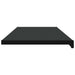 Prag de fereastră Negru cu fibră de lemn 140 x 45 x 4,5 cm PVC - WALTI WALTI