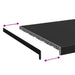 Prag de fereastră Negru cu fibră de lemn 100 x 50 x 4,5 cm PVC - WALTI WALTI