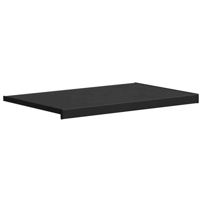 Prag de fereastră Negru cu fibră de lemn 100 x 50 x 4,5 cm PVC - WALTI WALTI