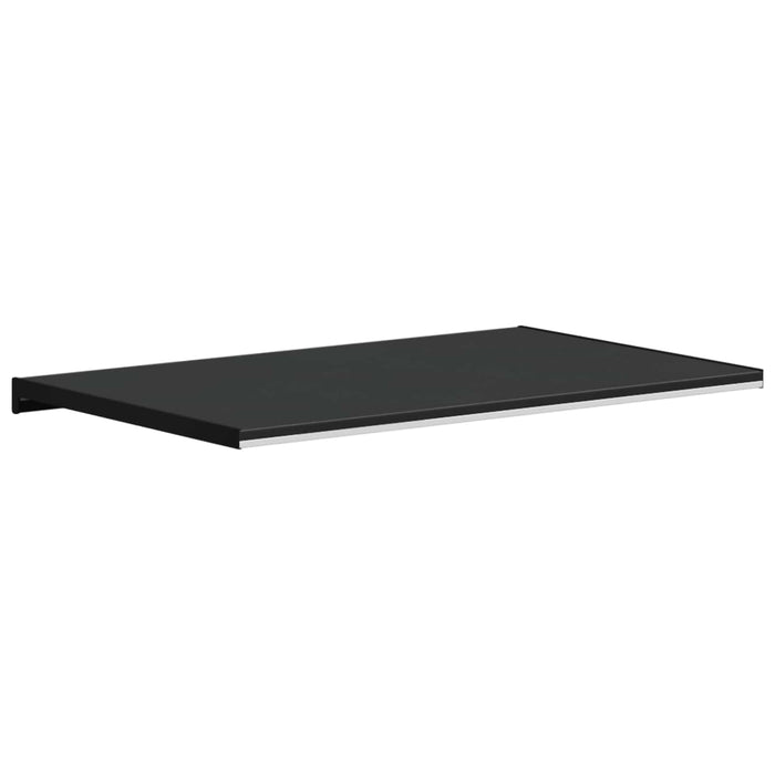 Prag de fereastră Negru cu fibră de lemn 100 x 50 x 4,5 cm PVC - WALTI WALTI