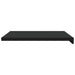 Prag de fereastră Negru cu fibră de lemn 100 x 50 x 4,5 cm PVC - WALTI WALTI