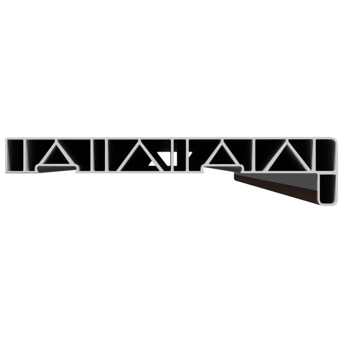 Prag de fereastră Lemn brun 140 x 20 x 4,5 cm PVC - WALTI WALTI