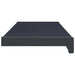 Prag de fereastră Antracit cu fibră de lemn 80 x 25 x 4,5 cm - WALTI WALTI