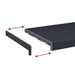 Prag de fereastră Antracit cu fibră de lemn 80 x 35 x 4,5 cm - WALTI WALTI
