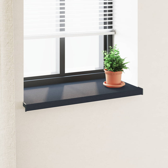 Prag de fereastră Antracit cu fibră de lemn 80 x 40 x 4,5 cm - WALTI WALTI