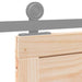 Ușă hambar natural 90 x 2,5 x 208 cm Lemn masiv de pin - WALTI WALTI